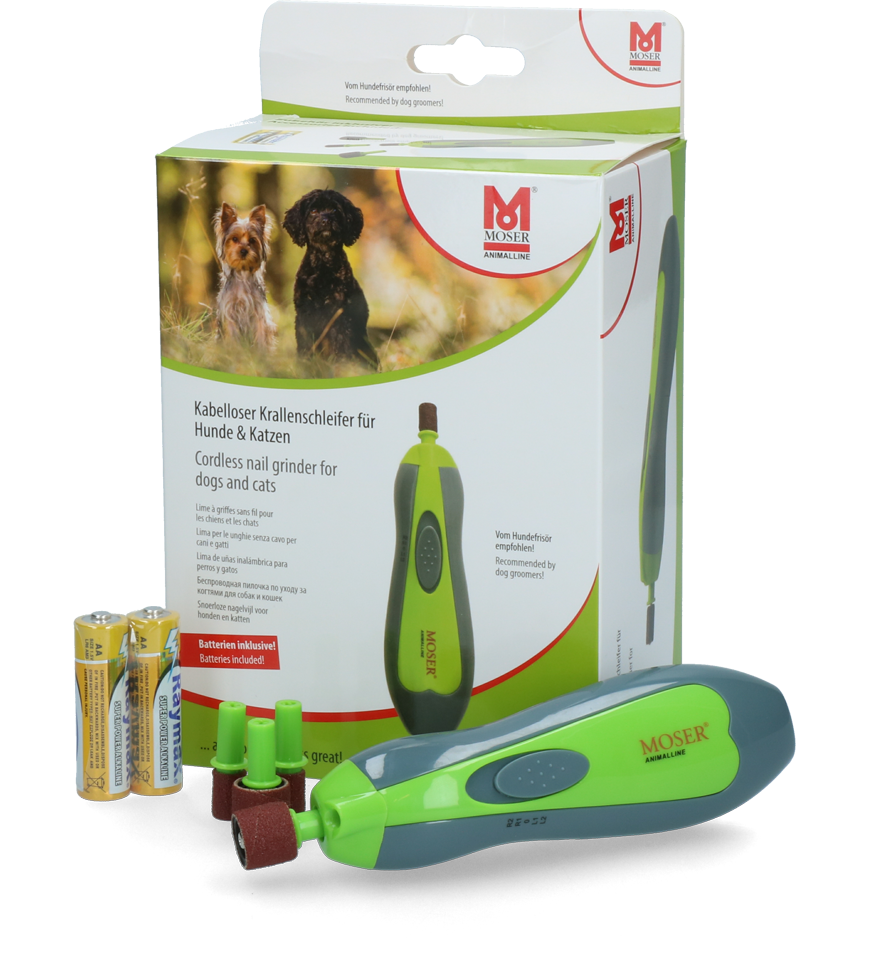 Electronic nail file, cat grooming