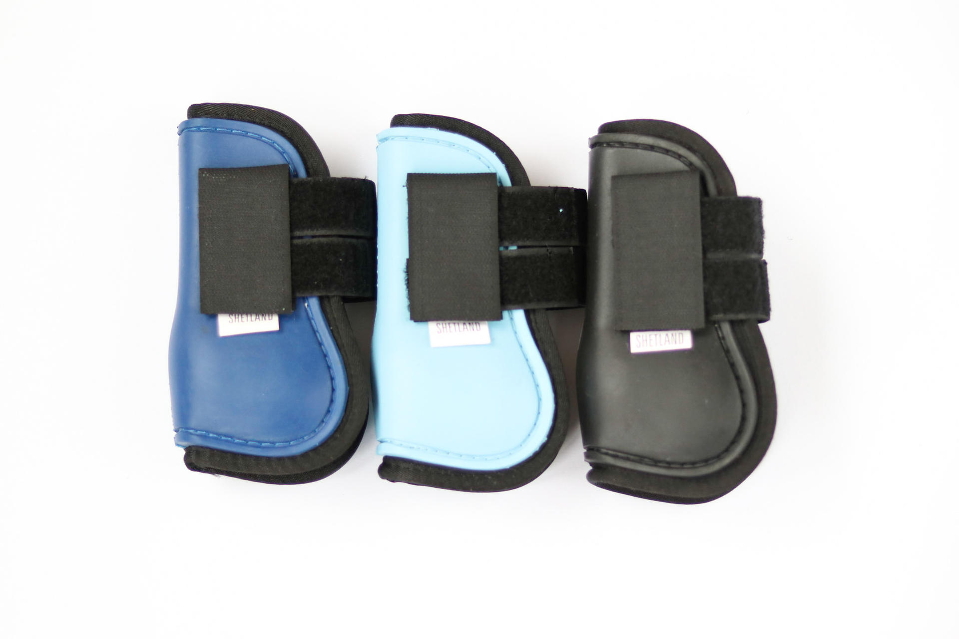 11114  Tendon protection boots minishetland light blue horse foot protection