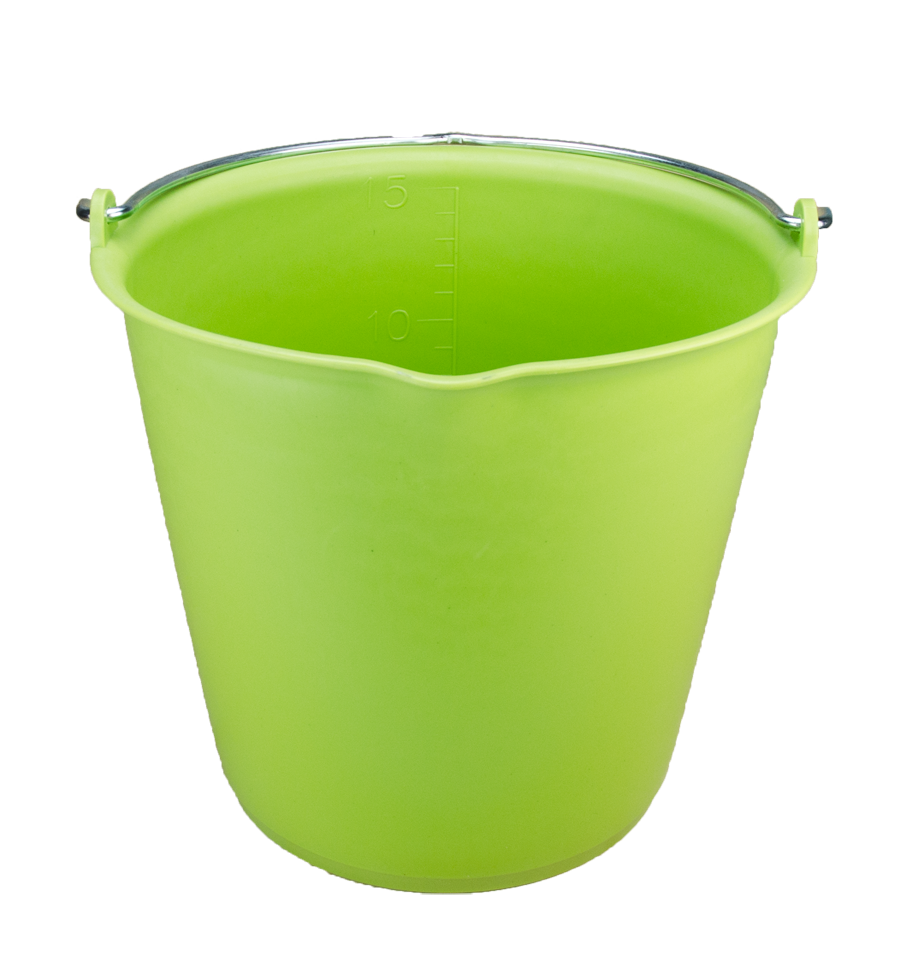 15 l bucket with spout black barn livestock feeding drinking technology feeding bowls