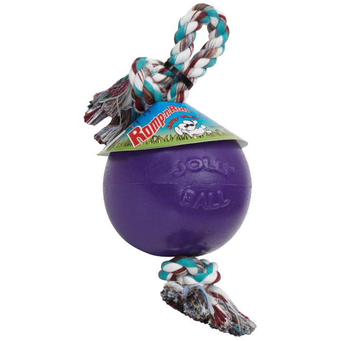 Jolly ball with rope clearance
