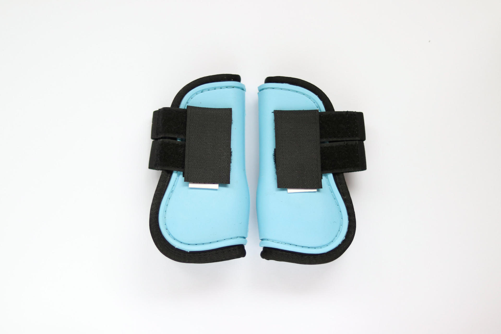 11114  Tendon protection boots minishetland light blue horse foot protection