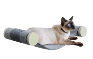 Wall mounted cat hammock furniture