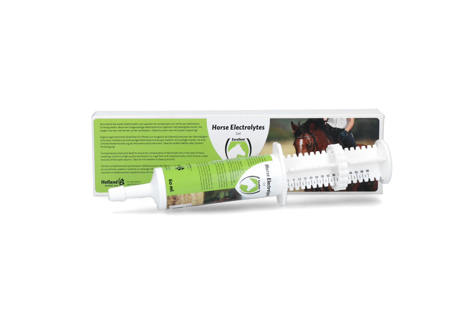 Electrolyte gel injector, horse health