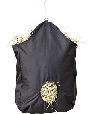 Hay bag 65x50 cm black stable animal housing feeding drink technology storage