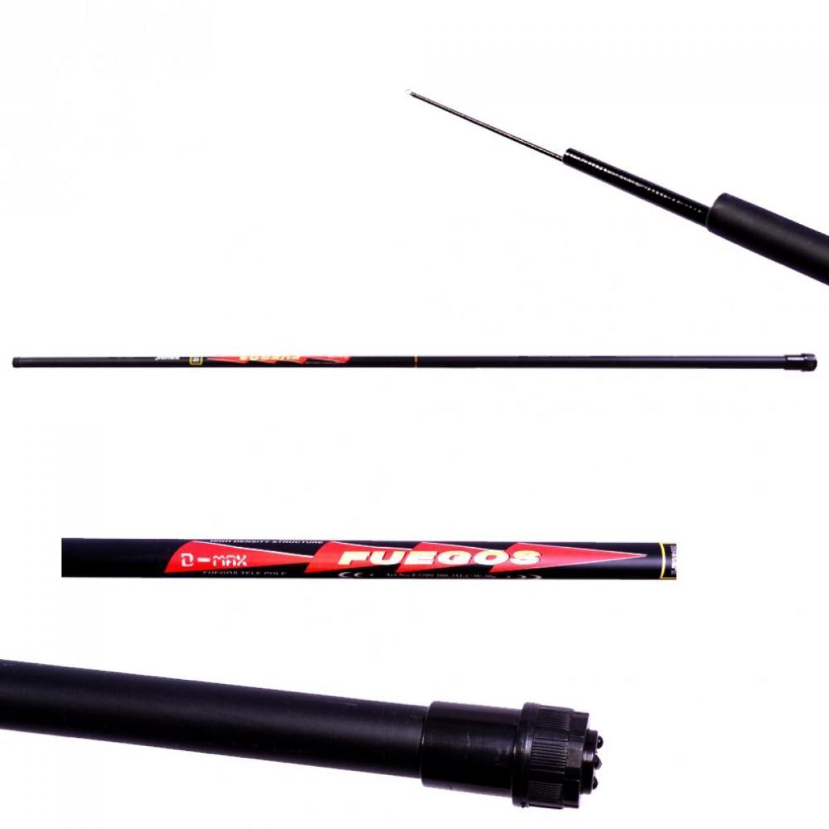 E2209200 D-MAX FUEGOS TELE POLE, spike fishing rod