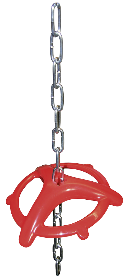 Anti-bite ring with suspension chain, pig, tail bite