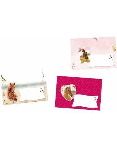 P-33 stationery set Horse Friends 4 pcs / set horse gift