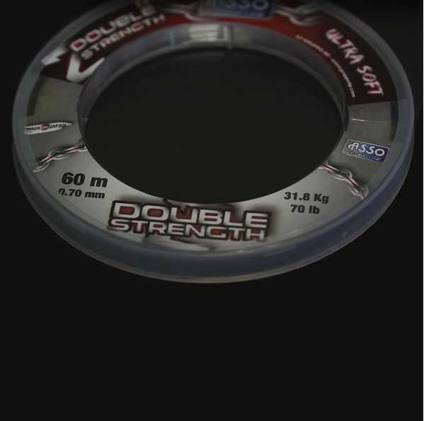 Double strong ultra light 60 lbs 60 m 0.65 mm fishing line catfishing line