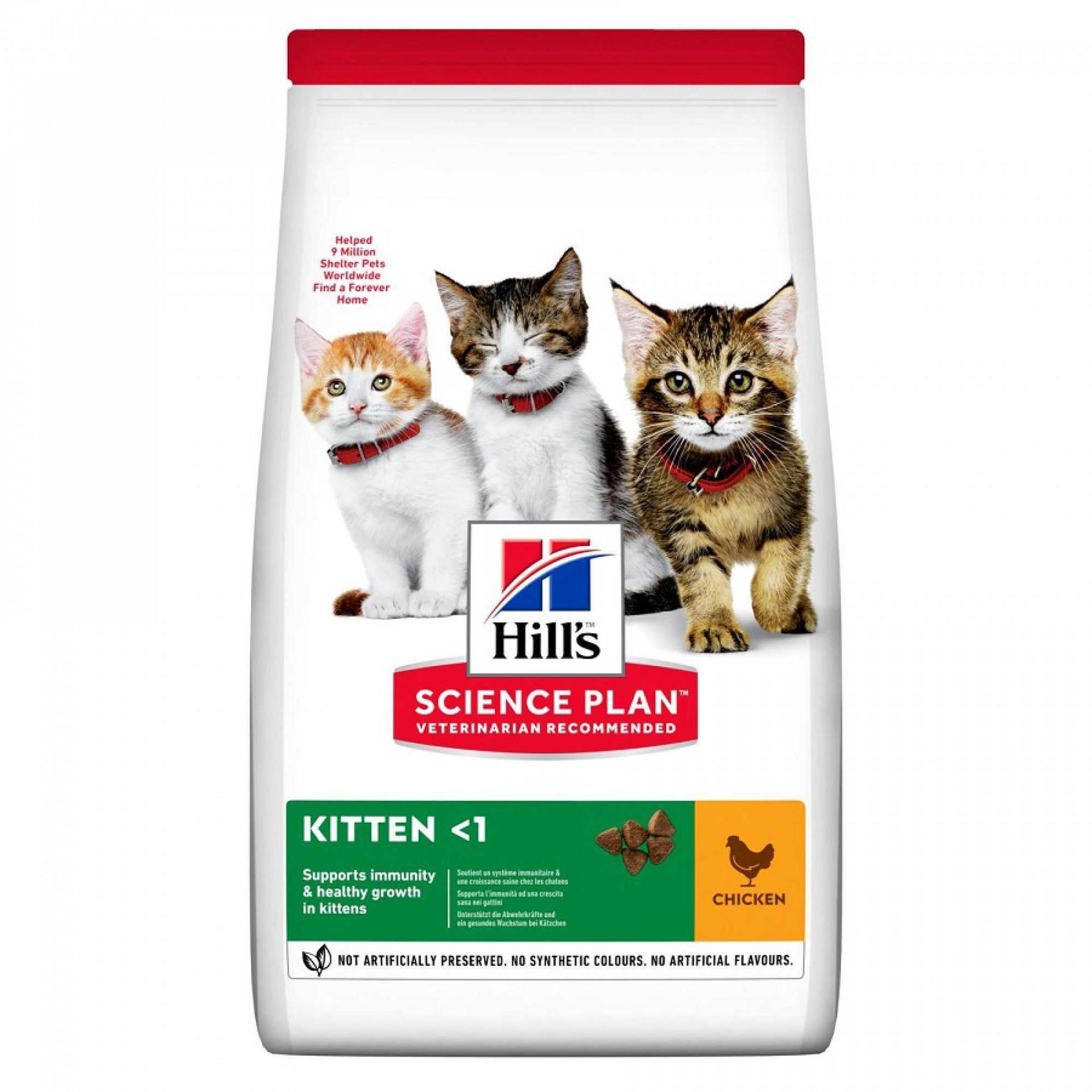 sp feline kitten chicken 1,5 KG is a complete dry food for kittens up to 1 year of age