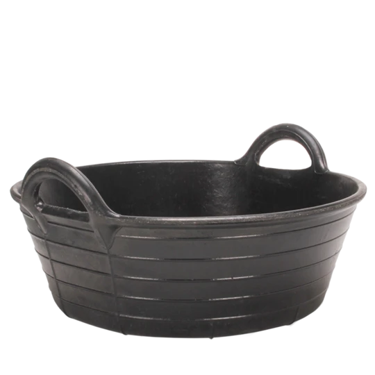 Rubber feeding trough 11 l horse feeding trough