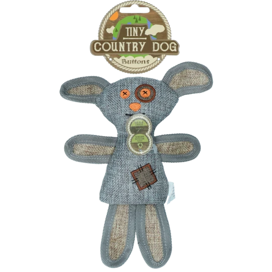 Dog toy with buttons and beeper
