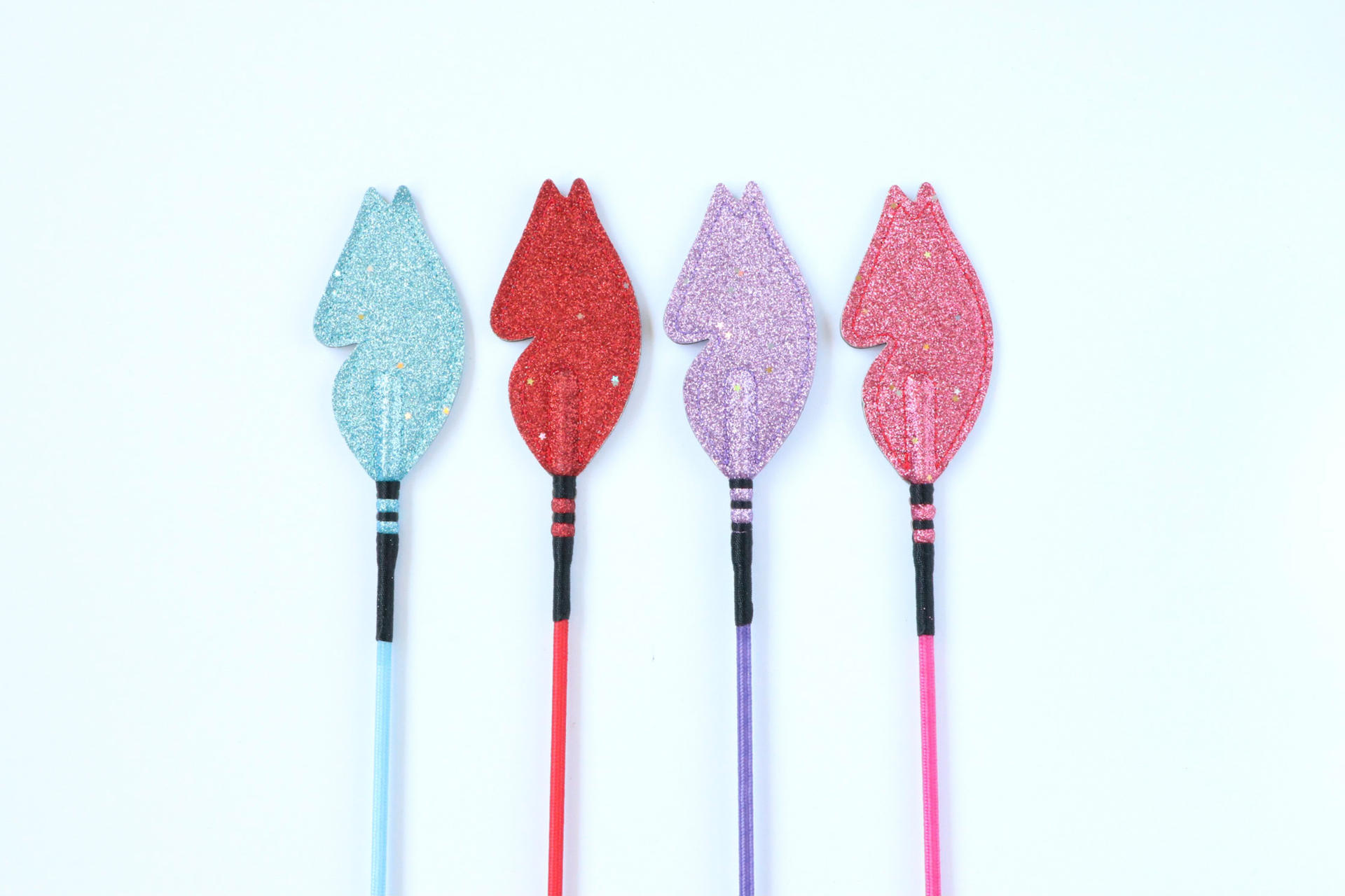 Children's whip with glitterin
