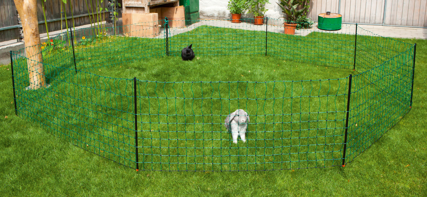 Rabbit fence 65 cm single peak 12 m, pet rodent run