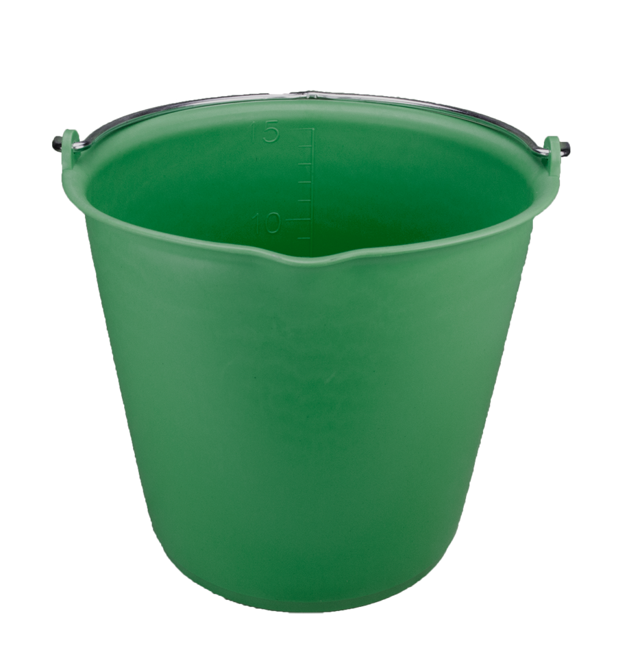 15 l bucket with spout black barn livestock feeding drinking technology feeding bowls