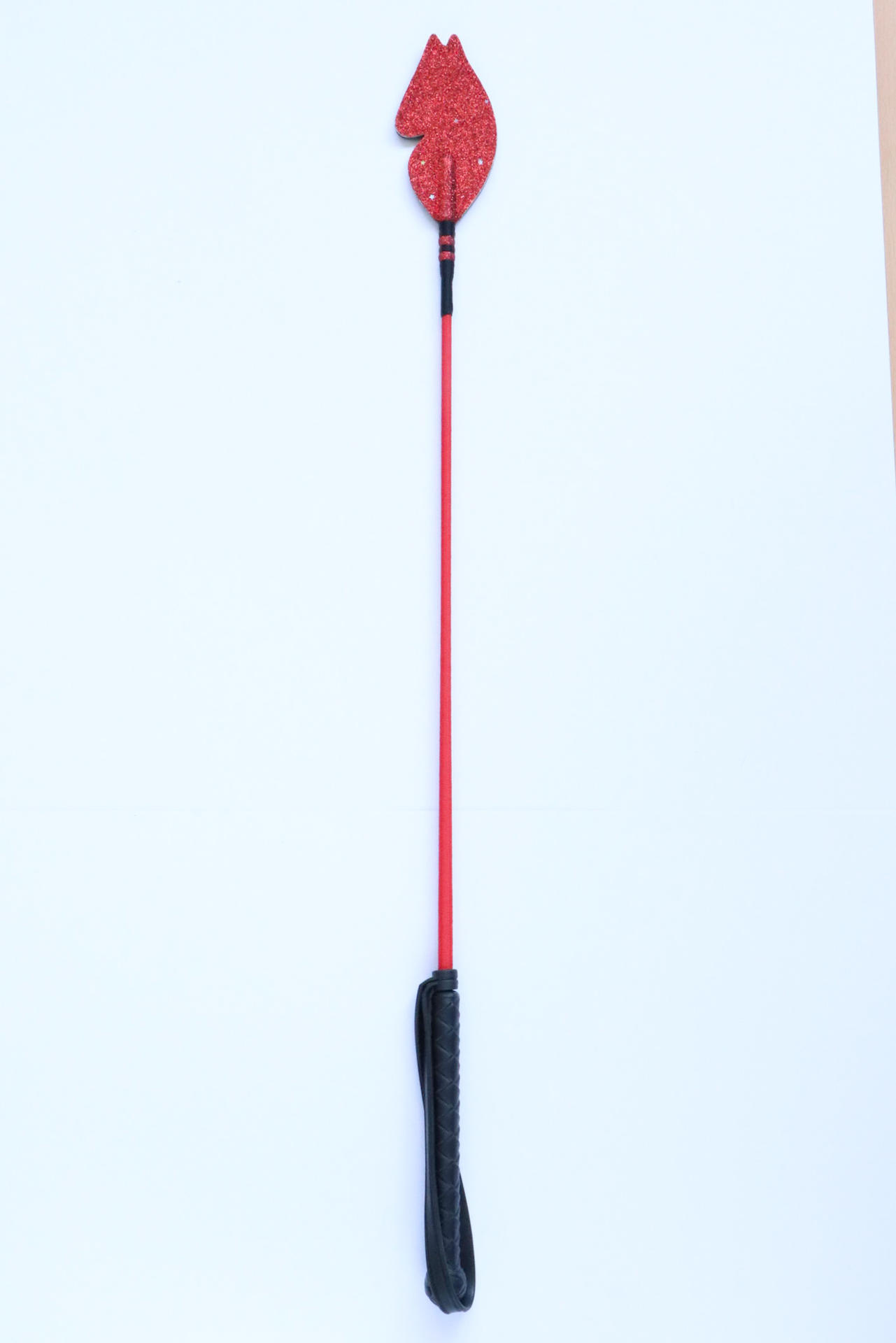 Children's whip with glitterin
