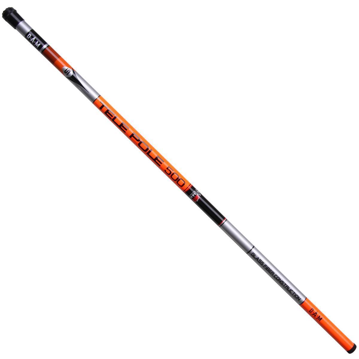 D2016500 TELE POLE-GLASS FIBER 5M, spike fishing rod