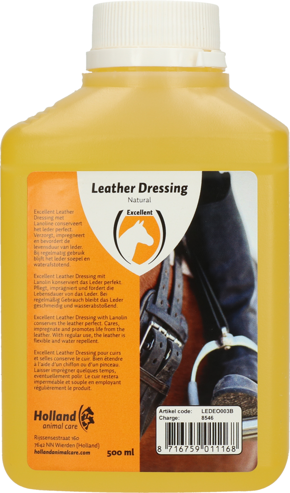Natur leather and saddle oil 500 ml
