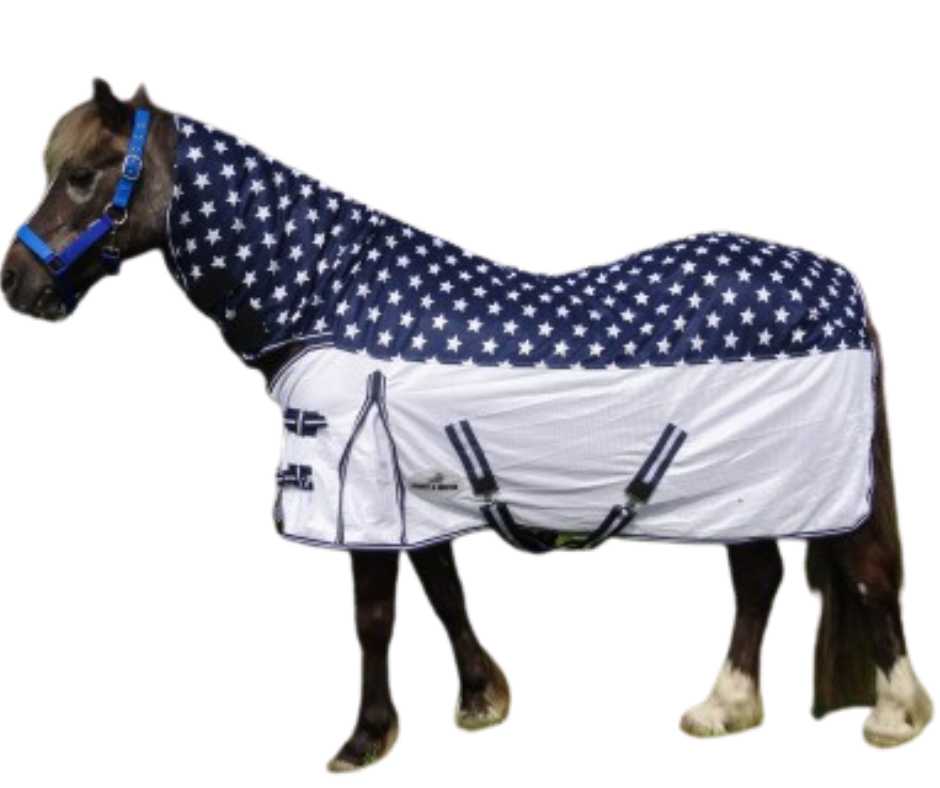 Harry and Hector fly rug with neck
