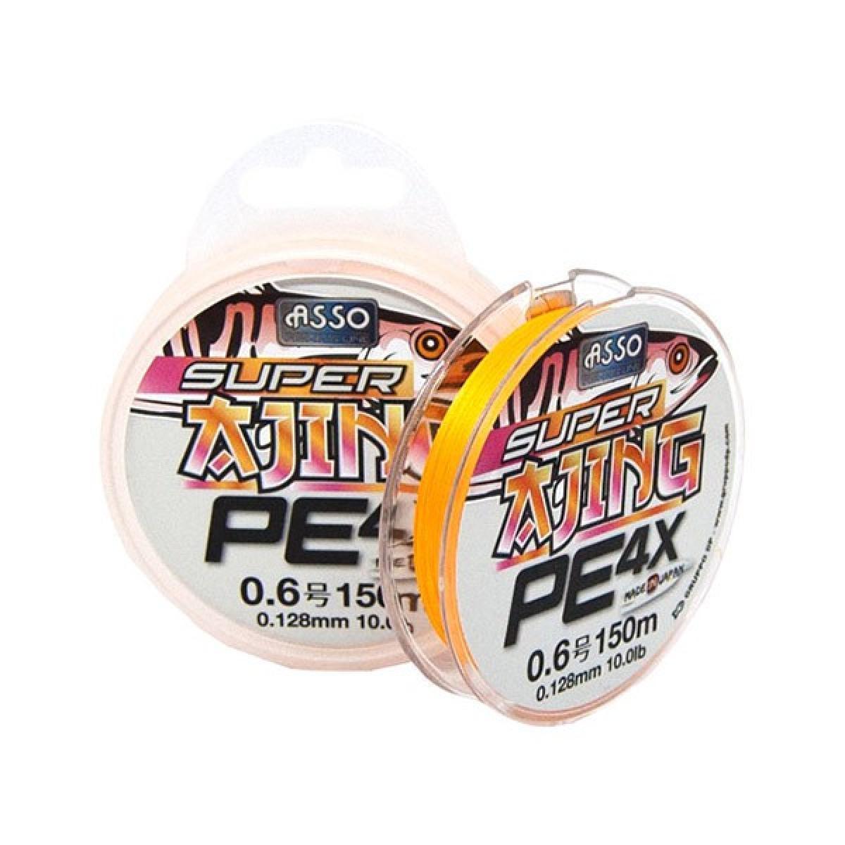 ASA12 SUPER AJING PE4X STD 150M 4X25DEN 0,117 Fishing braided line