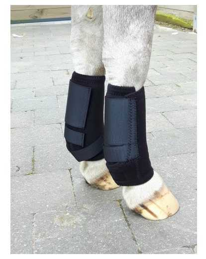 221  Tendon protection boots neoprene 3-in-1  black shetland horse foot protection