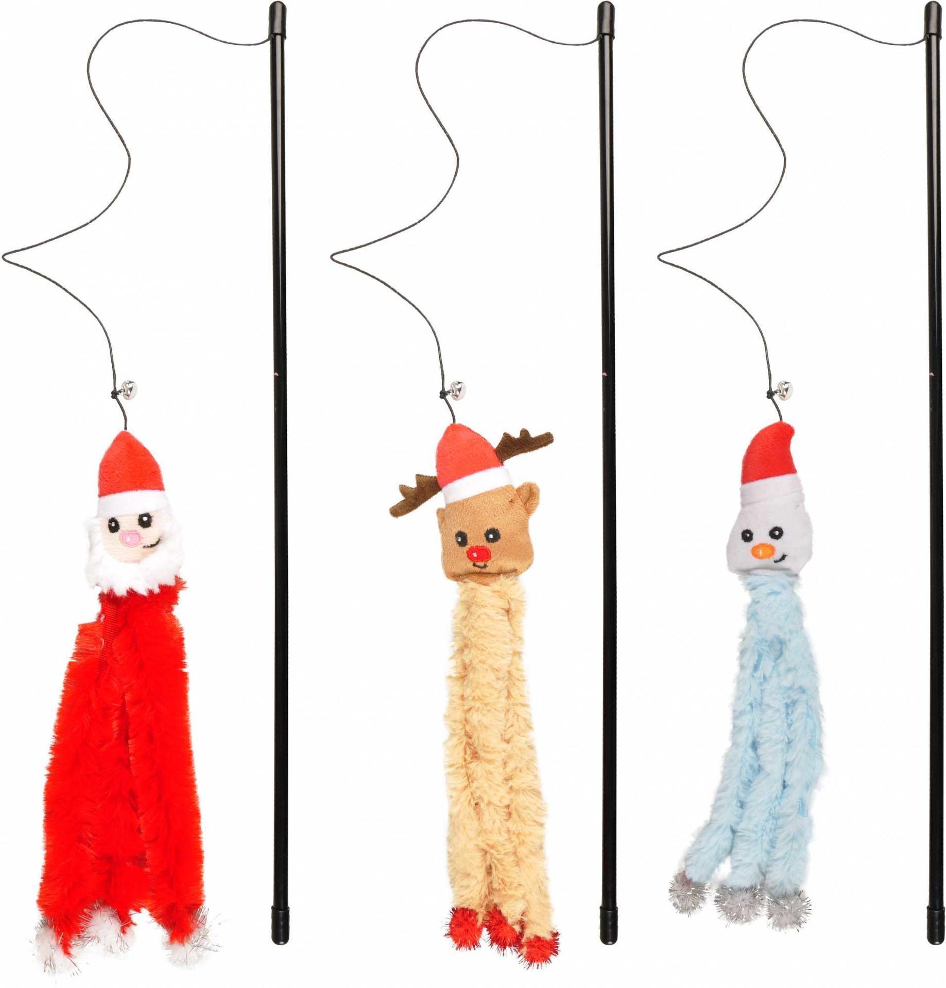 Christmas cat face figurine Cat toy