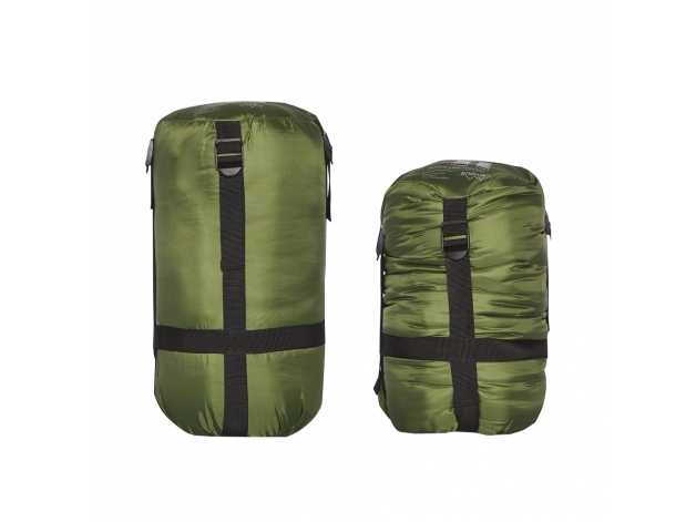 HOBO 200 green sleeping bag for right-hands