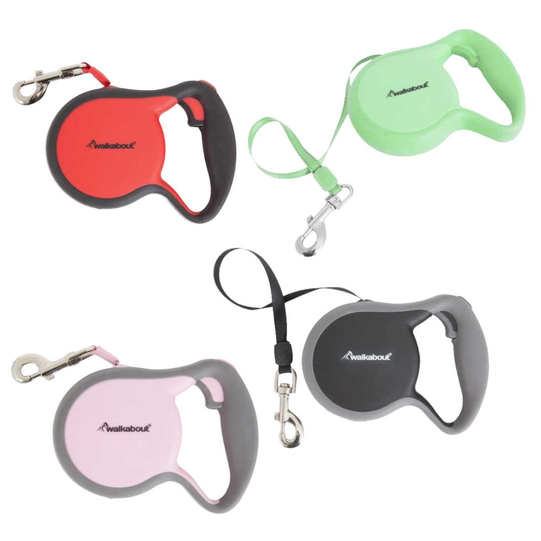 Walkabout automatic ribbon leash S