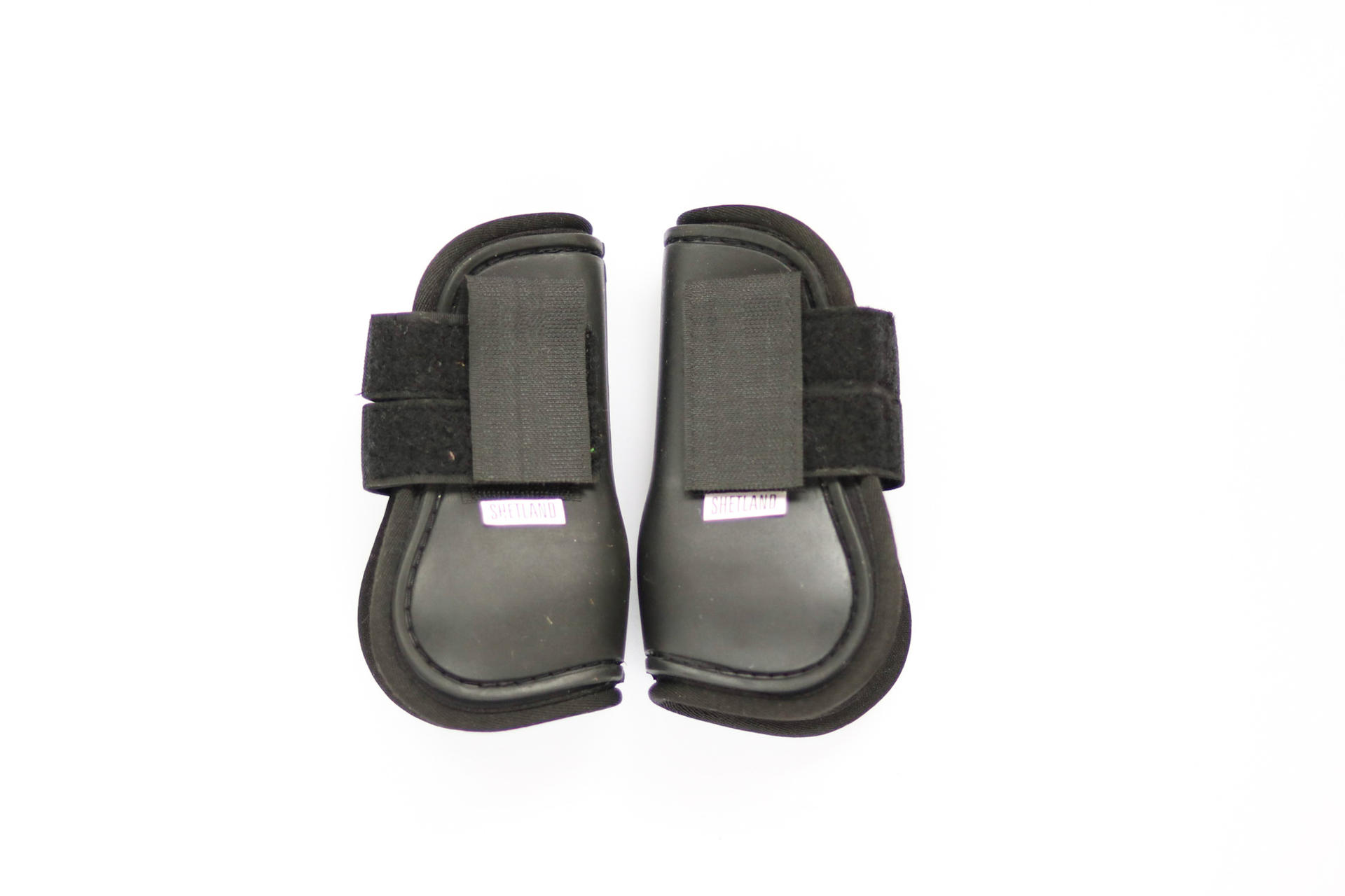 11114 Tendon protection boots shetland black horse foot protection